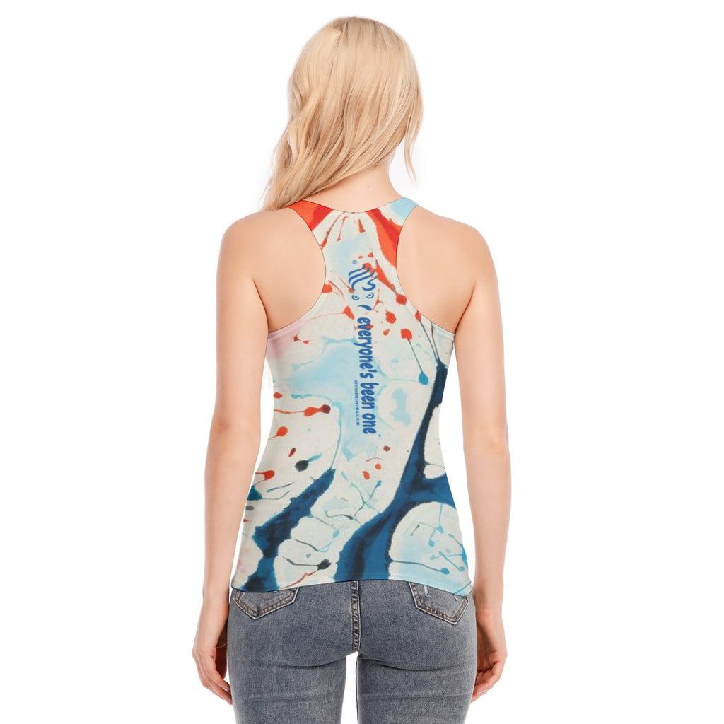 Ms. Shithead Everyone's Been One Summer Glacier Totem Skinny Fit Racerback Lounge Attitude Tank Shirt