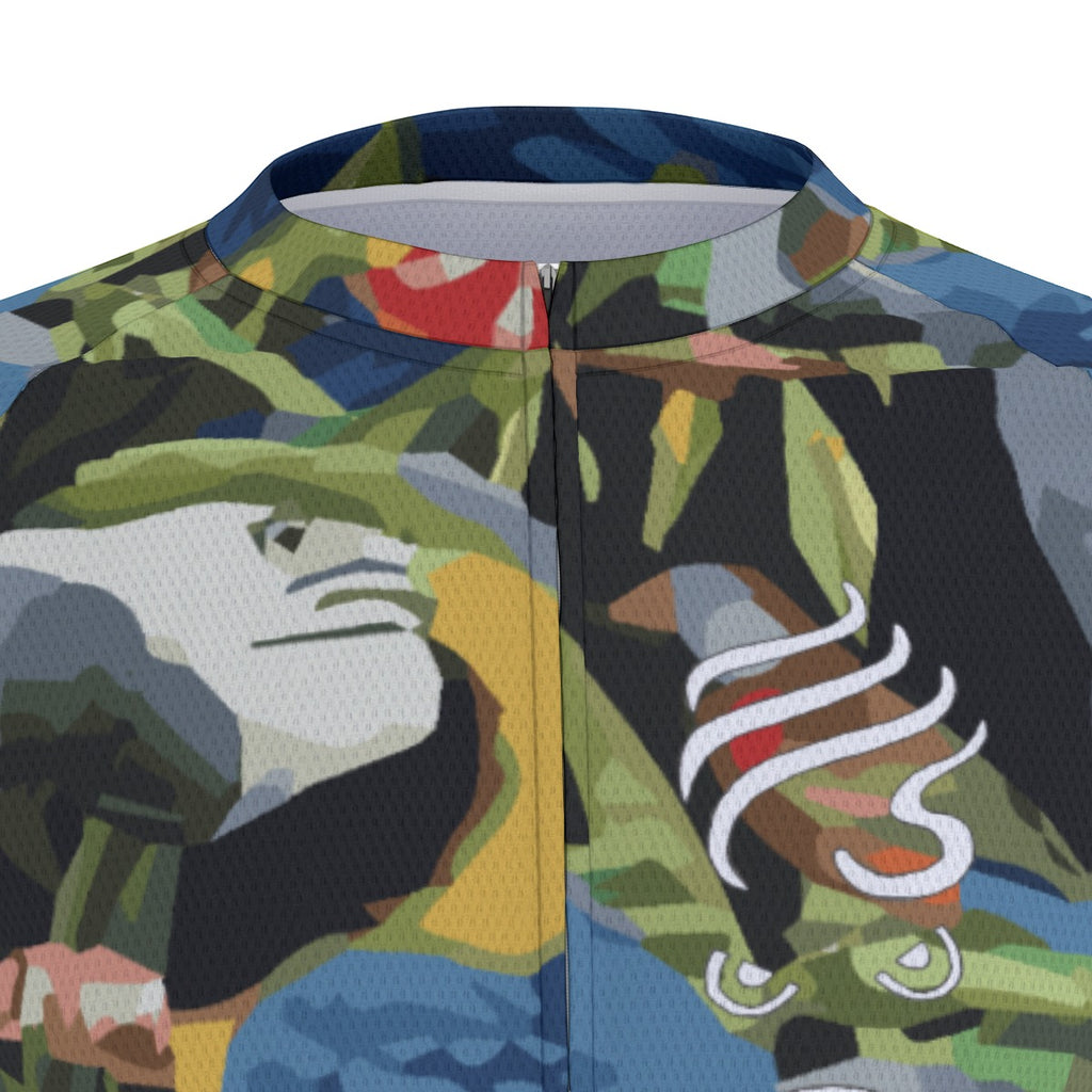 Mr. Shithead Everyone's Been One Parrot Head Totem Men's Bicycle Jersey with Short