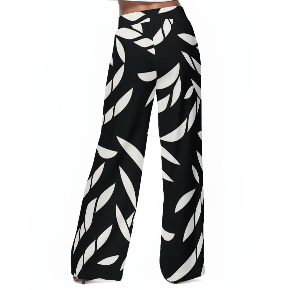 Ms. Shithead Everyone's Been One Black White Midnight Legend Totem Wide Leg Lounge Attitude Pants