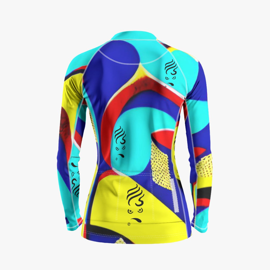 Ms. Shithead Everyone's Been One "Whirlwind" Totem Women's Bicycle Jersey With Long-Sleeve