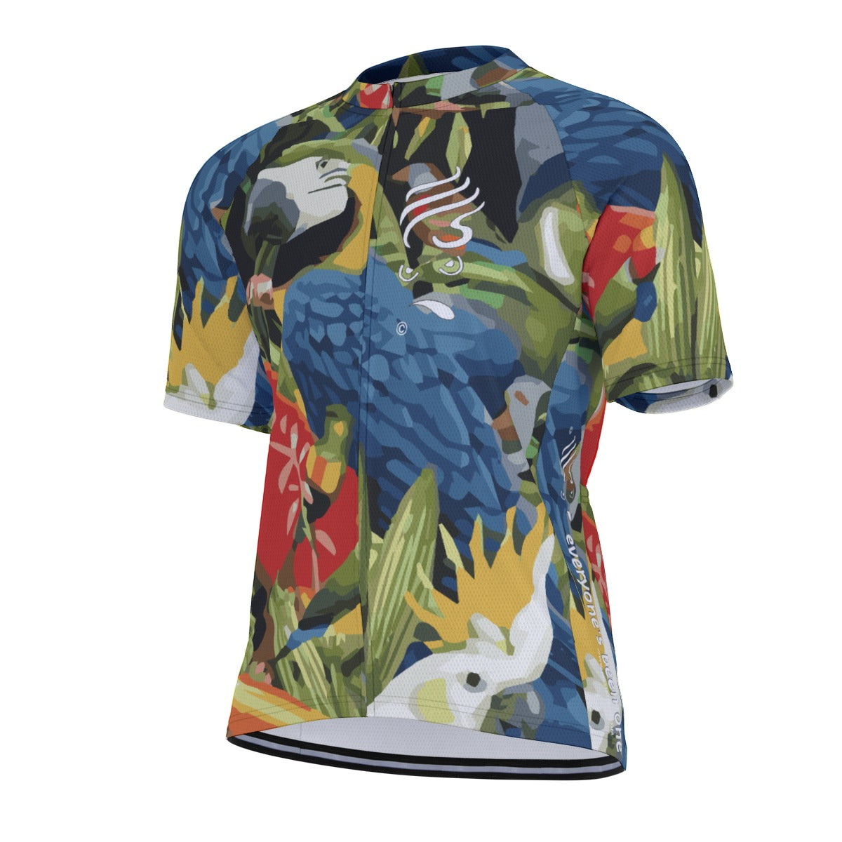 Mr. Shithead Everyone's Been One Parrot Head Totem Men's Bicycle Jersey with Short