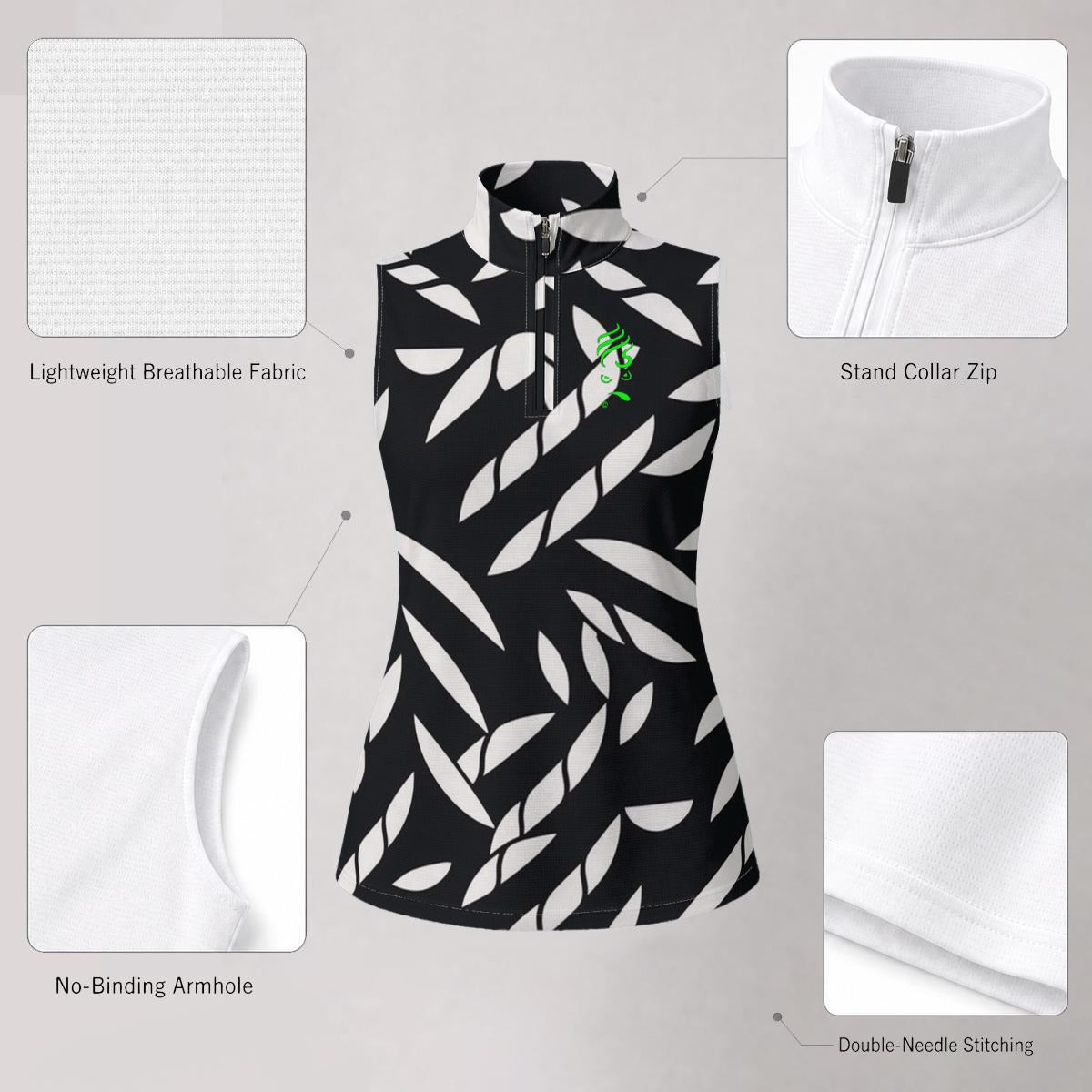 Ms. Shithead Everyone's Been One Black White Midnight Legend Women’s Sleeveless Women's Golf/Tennis Polo Shirt
