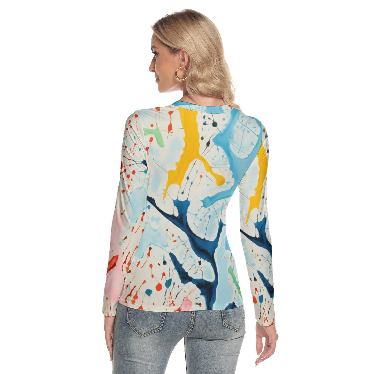 Ms. Shithead Everyone's Been One Summer Glacier Lounge Attitude V-Neck Long Sleeve T-Shirt