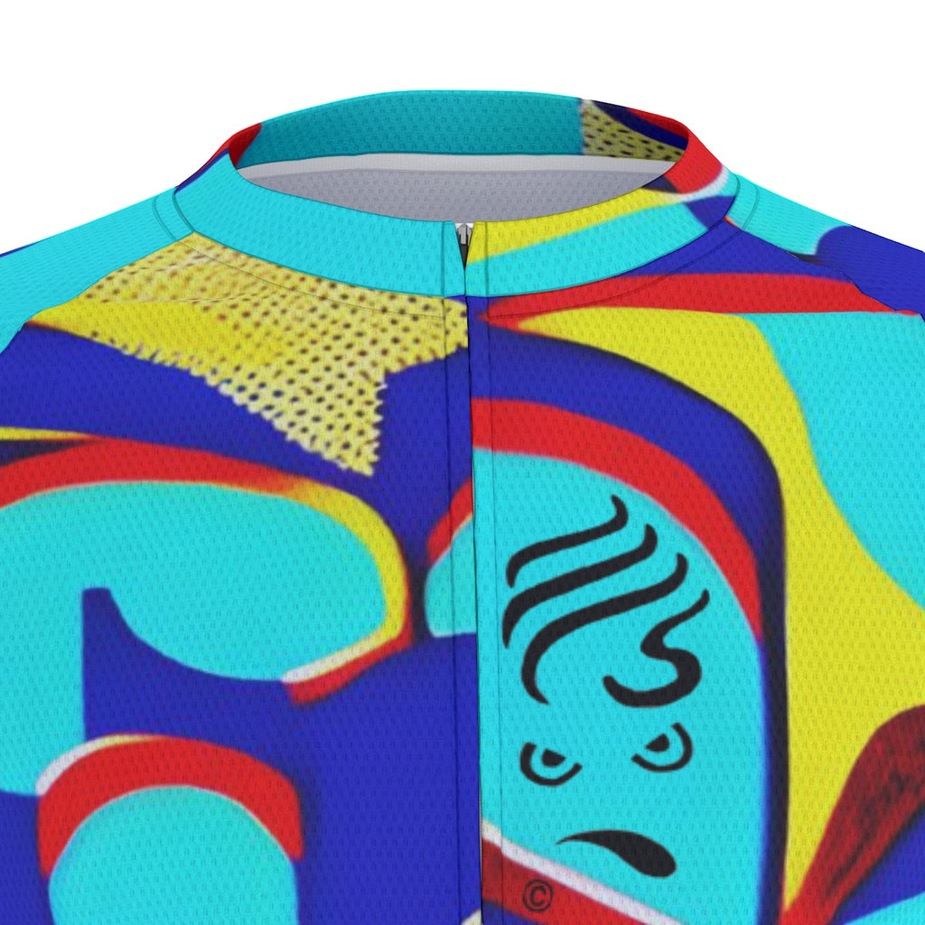 Mr. Shithead Everyone's Been One "Whirlwind" Totem Men's Bicycle Jersey with Short Sleeve Shirt