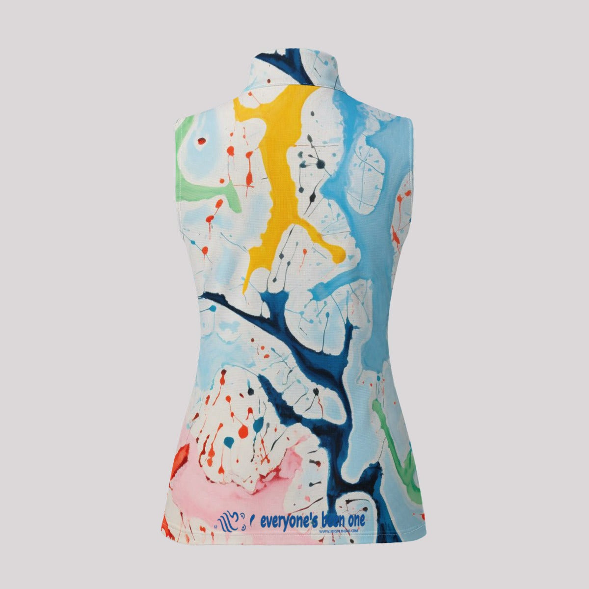 Ms. Shithead Everyone's Been One Summer Glazier Totem Women’s Sleeveless Golf/Tennis/Pickleball Polo Shirt