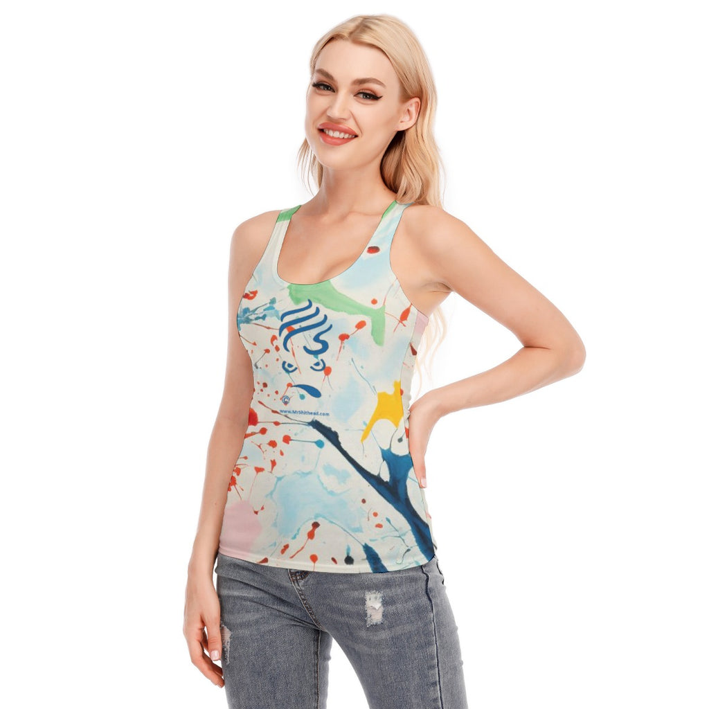 Ms. Shithead Everyone's Been One Summer Glacier Totem Skinny Fit Racerback Lounge Attitude Tank Shirt