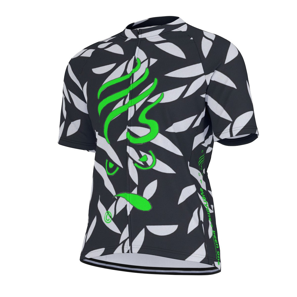 Mr. Shithead Everyone's Been One Black White Midnight Madness Totem Men's Bicycle Jersey with Short