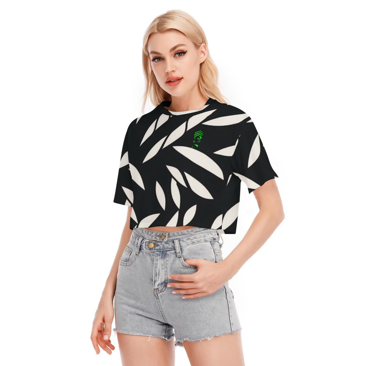 Ms. Shithead Everyone's Been One Black White Legend Totem Lounge Attitude Cropped T-Shirt