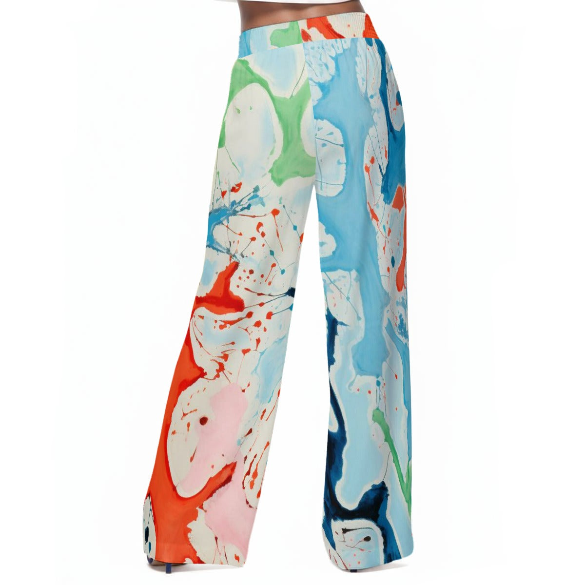 Ms. Shithead Everyone's Been One Summer Glacier Totem Wide Leg Lounge Attitude Pants
