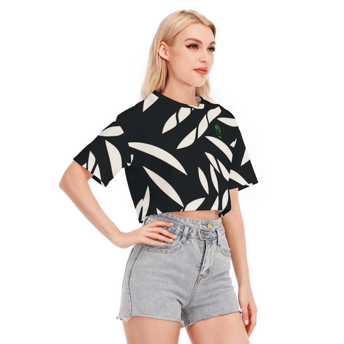Ms. Shithead Everyone's Been One Black White Legend Totem Lounge Attitude Cropped T-Shirt
