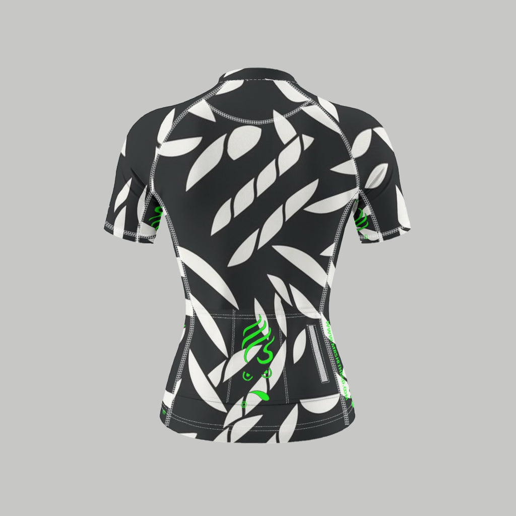 Ms. Shithead Everyone's Been One Black White Midnight Legend Women's Bicycle Jersey With Short Sleeve