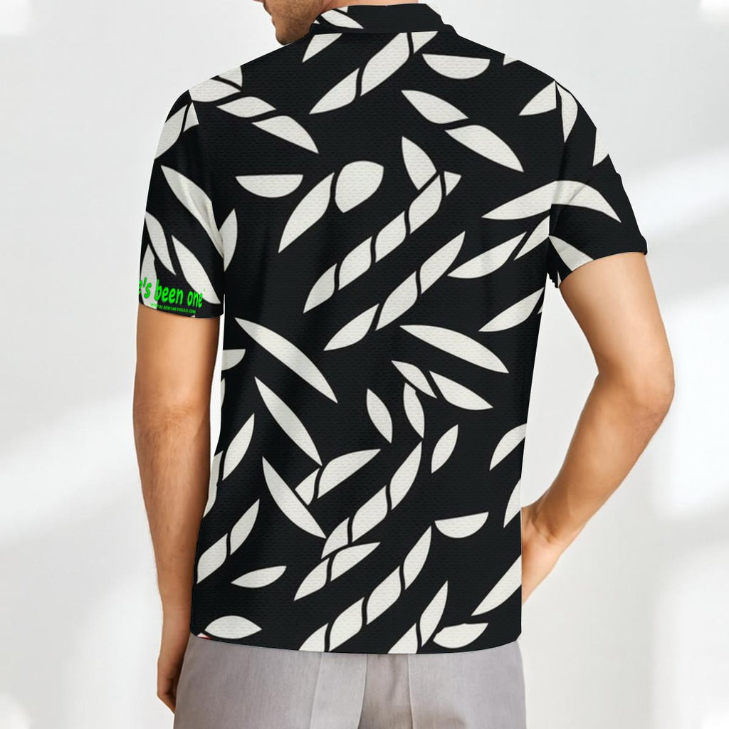 Mr. Shithead Everyone's Been One Black White Midnight Legend Totem Men's Golf/Tennis Polo Shirt