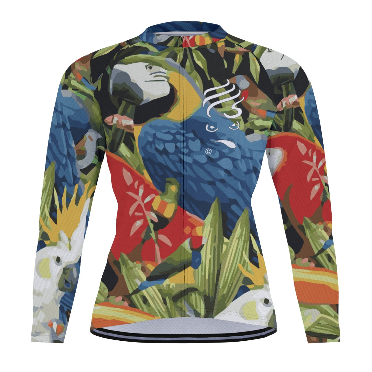 Mr. Shithead Everyone's Been One Parrot Head Totem Men's Bicycle Jersey Shirt with Long Sleeve