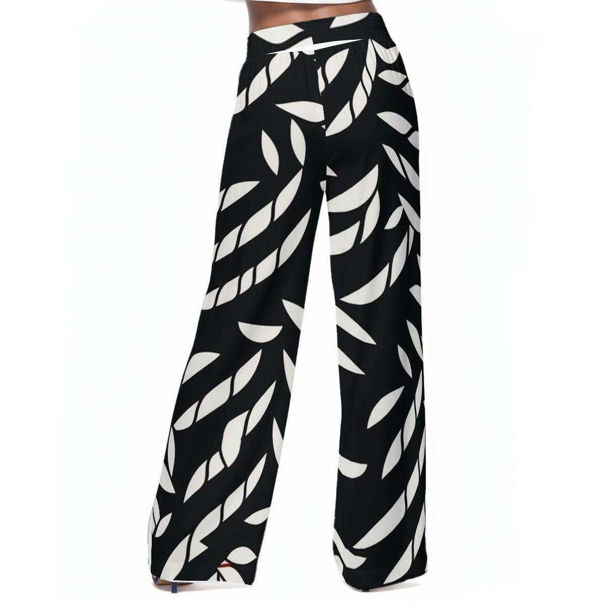 Ms. Shithead Everyone's Been One Black White Midnight Legend Totem Wide Leg Lounge Attitude Pants