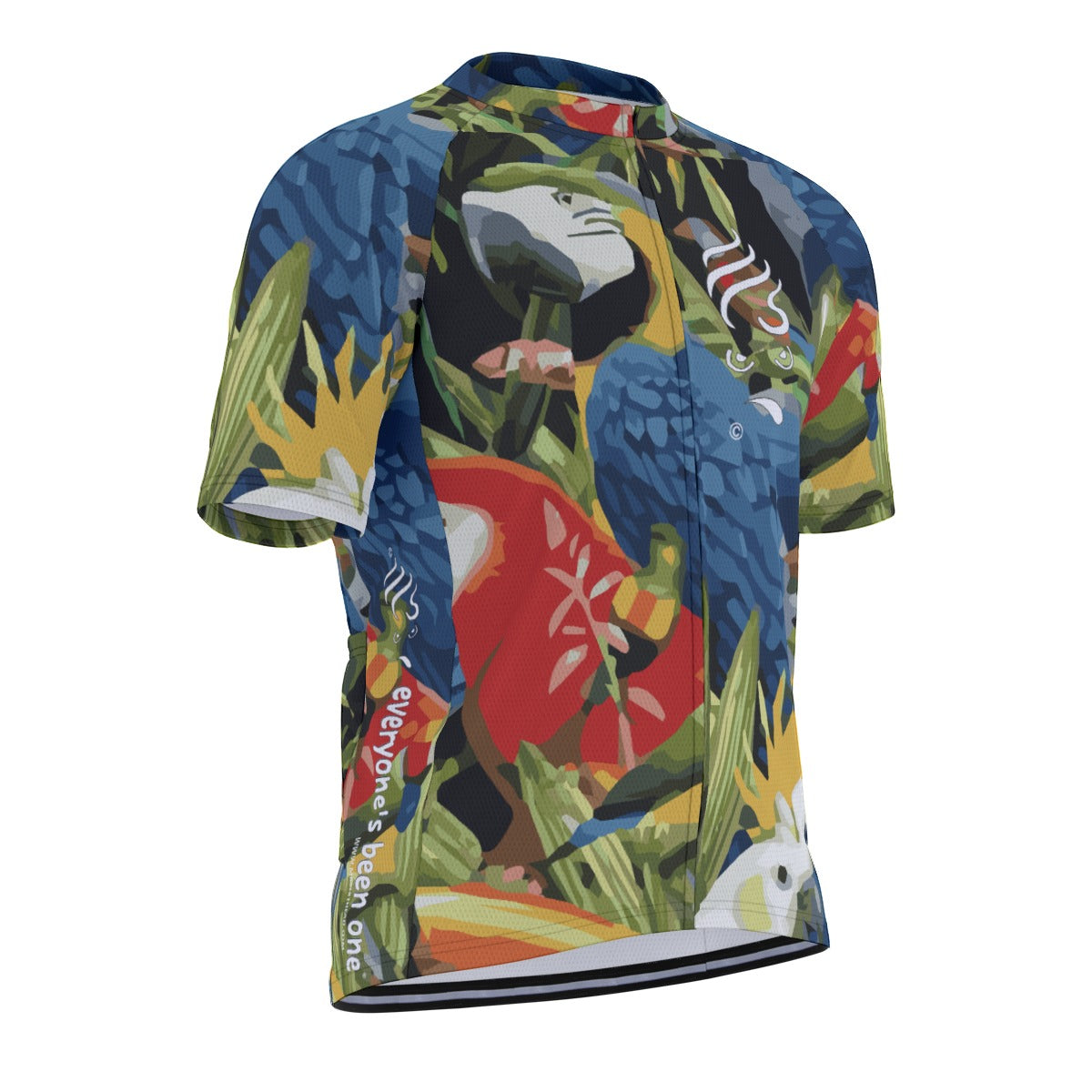Mr. Shithead Everyone's Been One Parrot Head Totem Men's Bicycle Jersey with Short