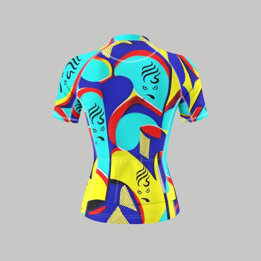 Ms. Shithead Everyone's Been One "Whirlwind" Totem Women's Bicycle Jersey With Short Sleeve