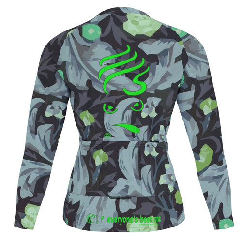 Mr. Shithead Everyone's Been One Hidden Green Totem Men's Bicycle Jersey Shirt With Long Sleeve