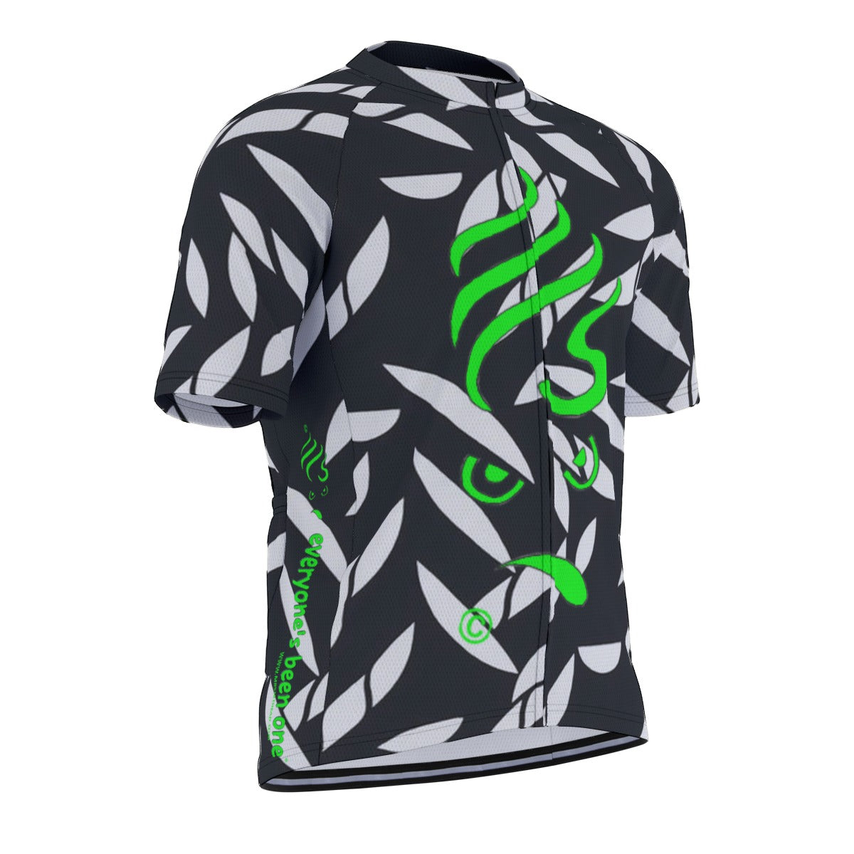 Mr. Shithead Everyone's Been One Black White Midnight Madness Totem Men's Bicycle Jersey with Short