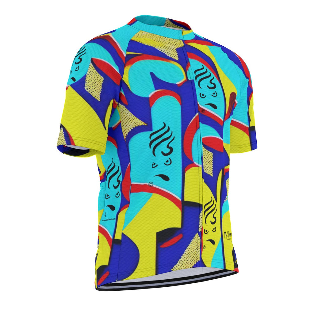 Mr. Shithead Everyone's Been One "Whirlwind" Totem Men's Bicycle Jersey with Short Sleeve Shirt