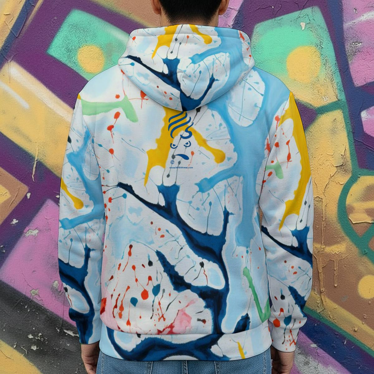 Mr. Shithead Everyone's Been One Summer Glacier Lounge Attitude Men's Heavy Fleece Long Sleeve Zip Up Hoodie