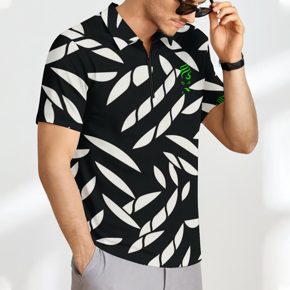 Mr. Shithead Everyone's Been One Black White Midnight Legend Totem Men's Golf/Tennis Polo Shirt