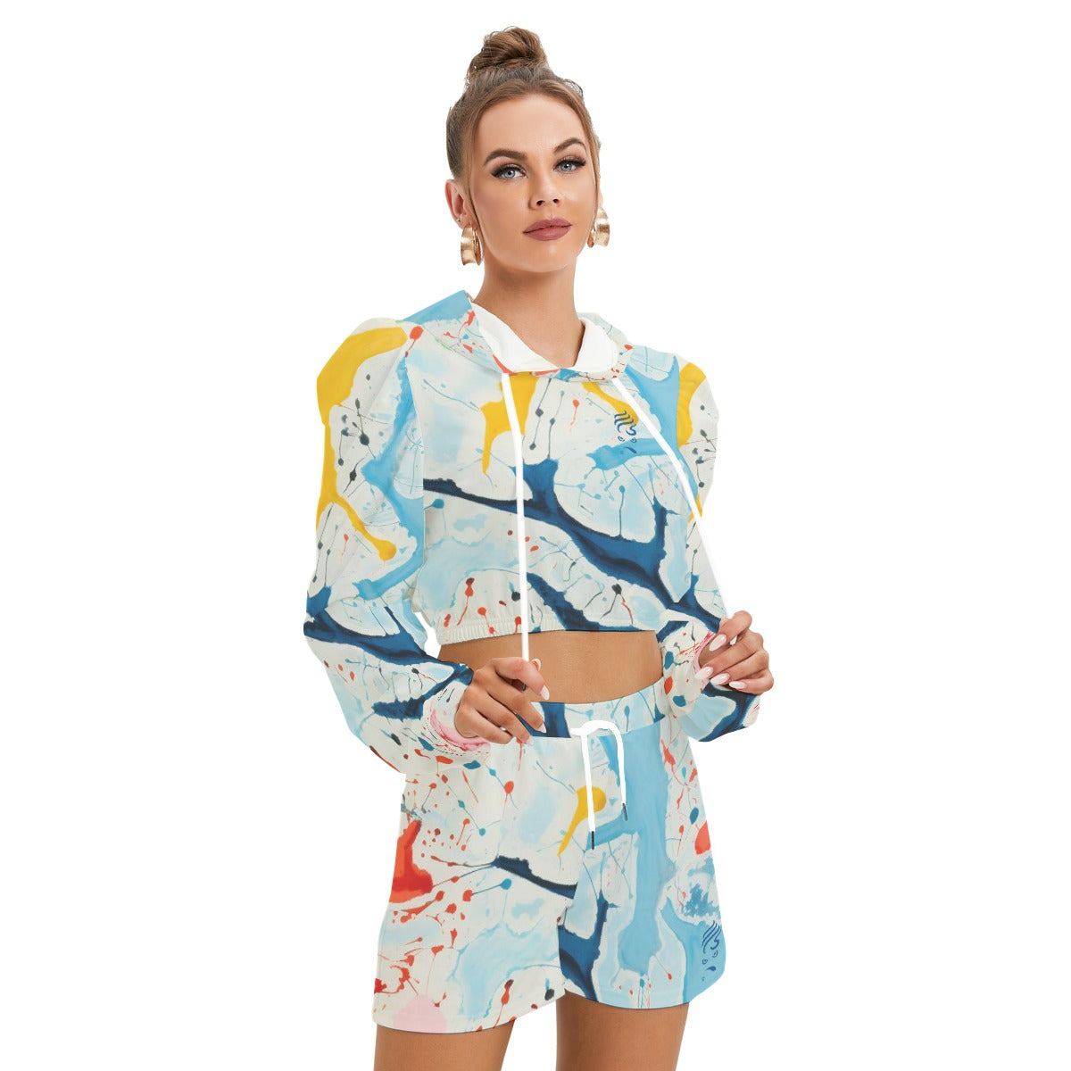 Ms. Shithead Everyone's Been One Summer Glacier Women's Micro Fleece Hoodie And Shorts Set Lounge Attitude