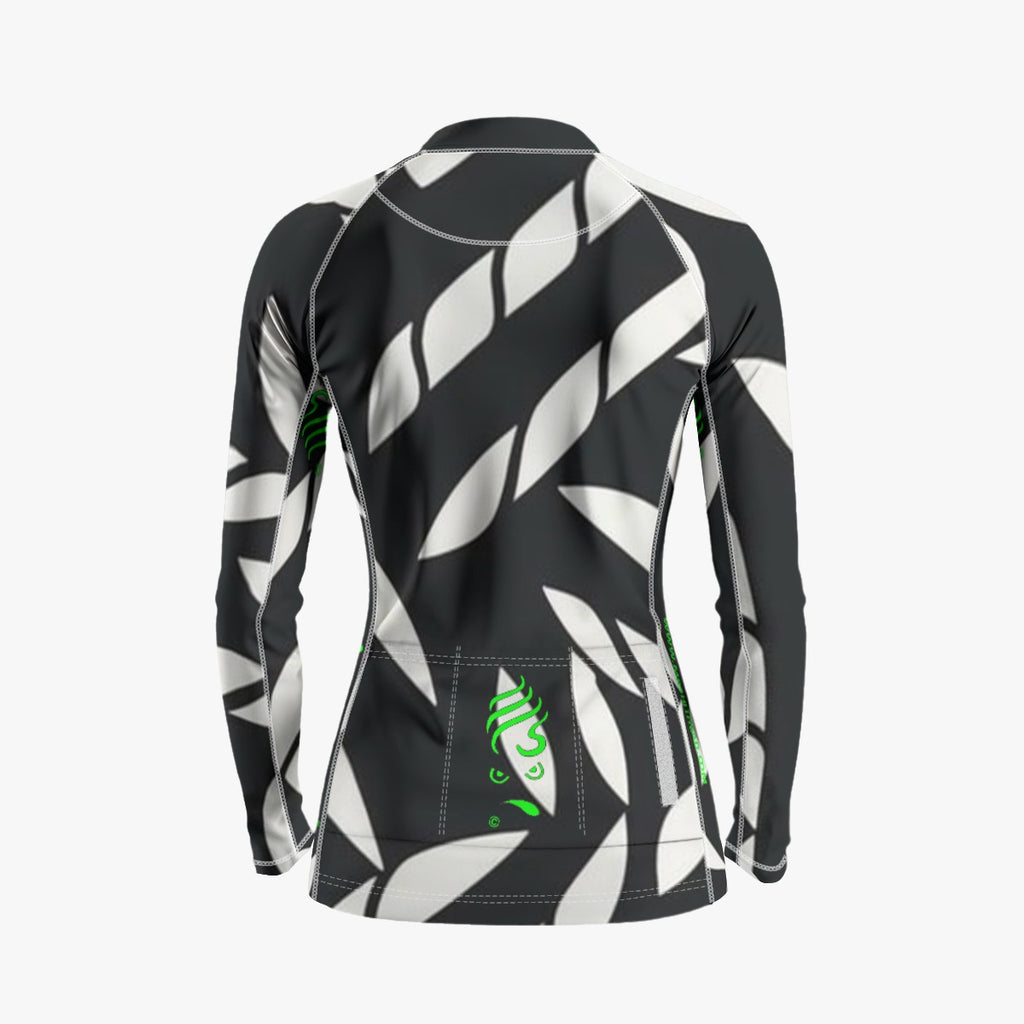 Ms. Shithead Everyone's Been One Black White Midnight Legend Women's Bicycle Jersey With Long-Sleeve