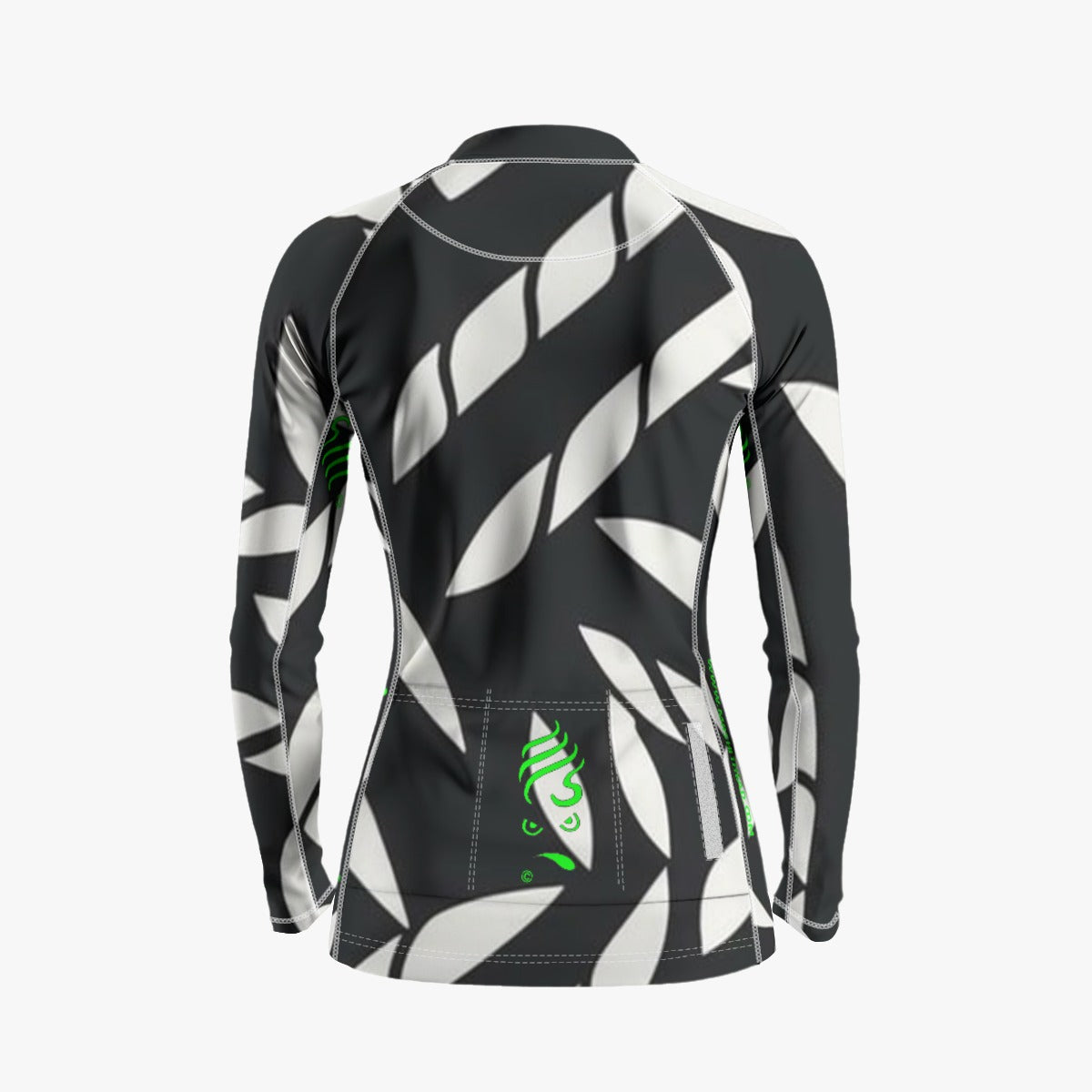 Ms. Shithead Everyone's Been One Black White Midnight Legend Women's Bicycle Jersey With Long-Sleeve